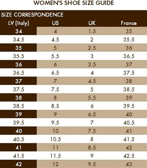 louis vuitton shoe size chart|Louis Vuitton speedy 25 measurements.